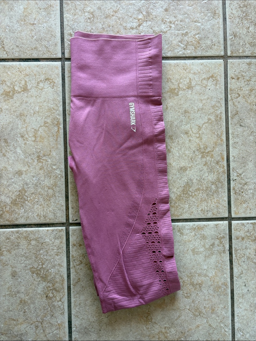 Gymshark Rose Pink Seamless Capri Leggings for Kids